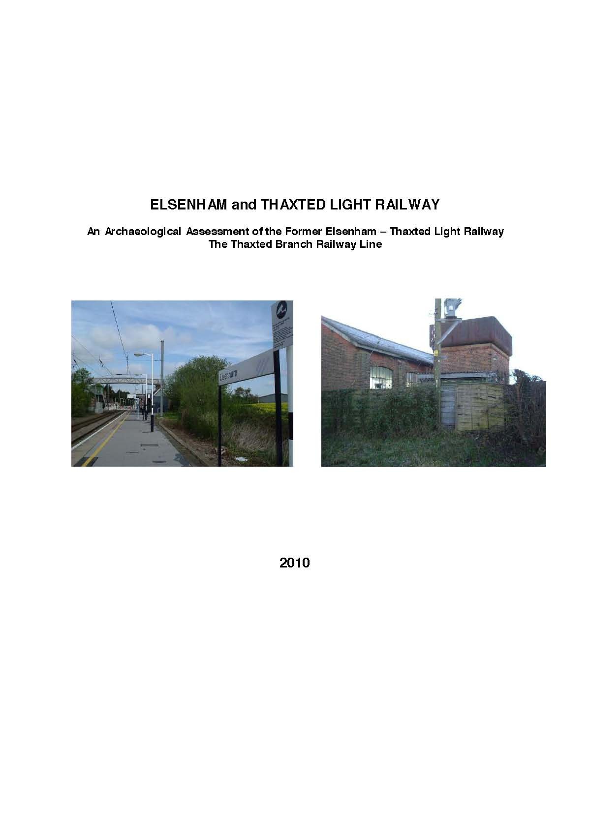 Elsenham and Thaxted Light Railway (2010) eiag illustration 1