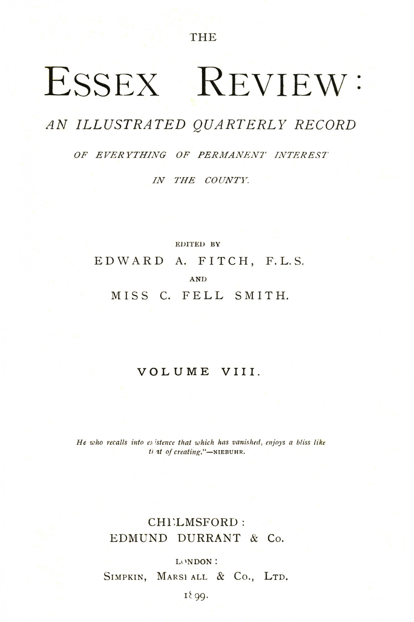 Volume 8 (1899) publications illustration 1